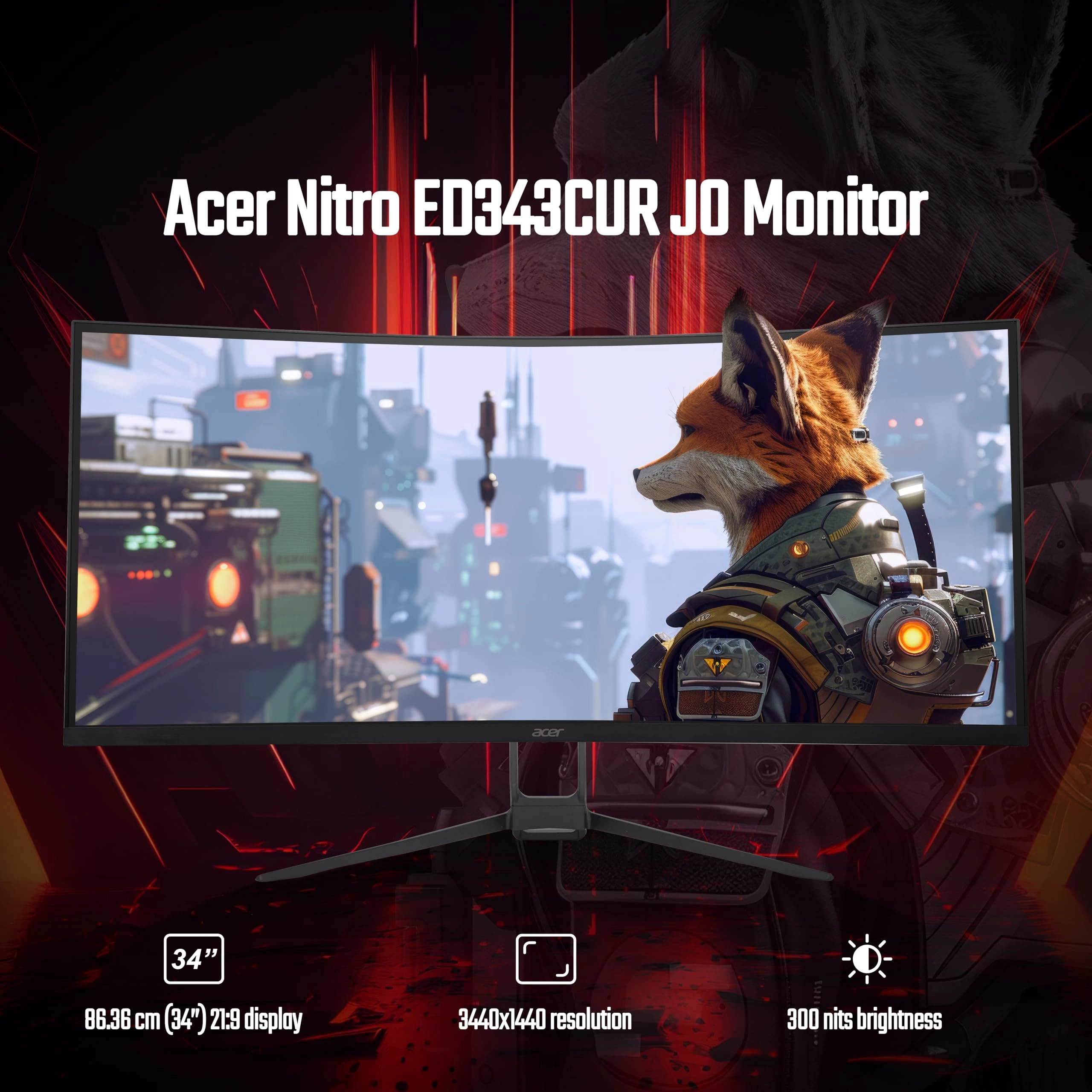 ED343CUR J - 3440x1440 Pixels 34 Inch