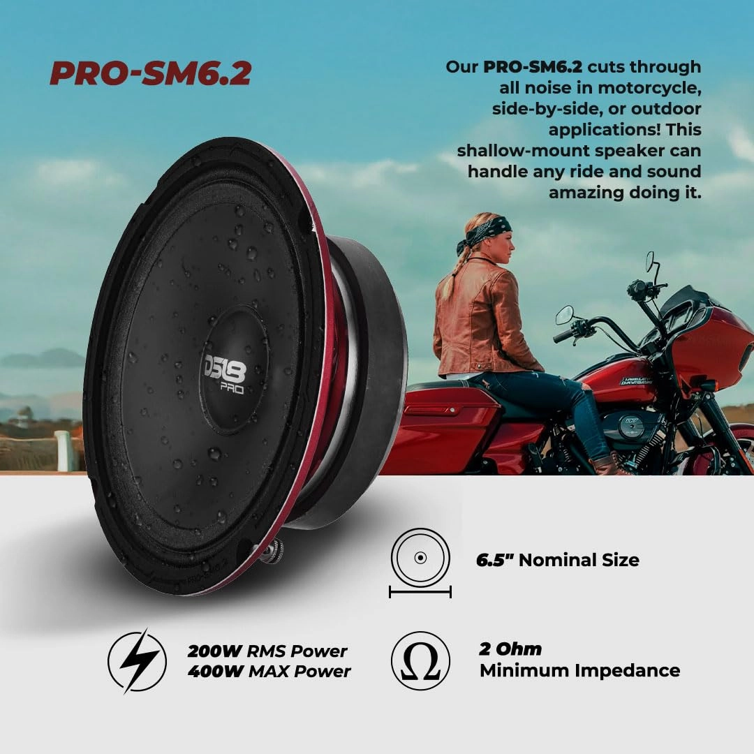 PRO-SM6.2 - 6.5" Midrange 2 Ohms
