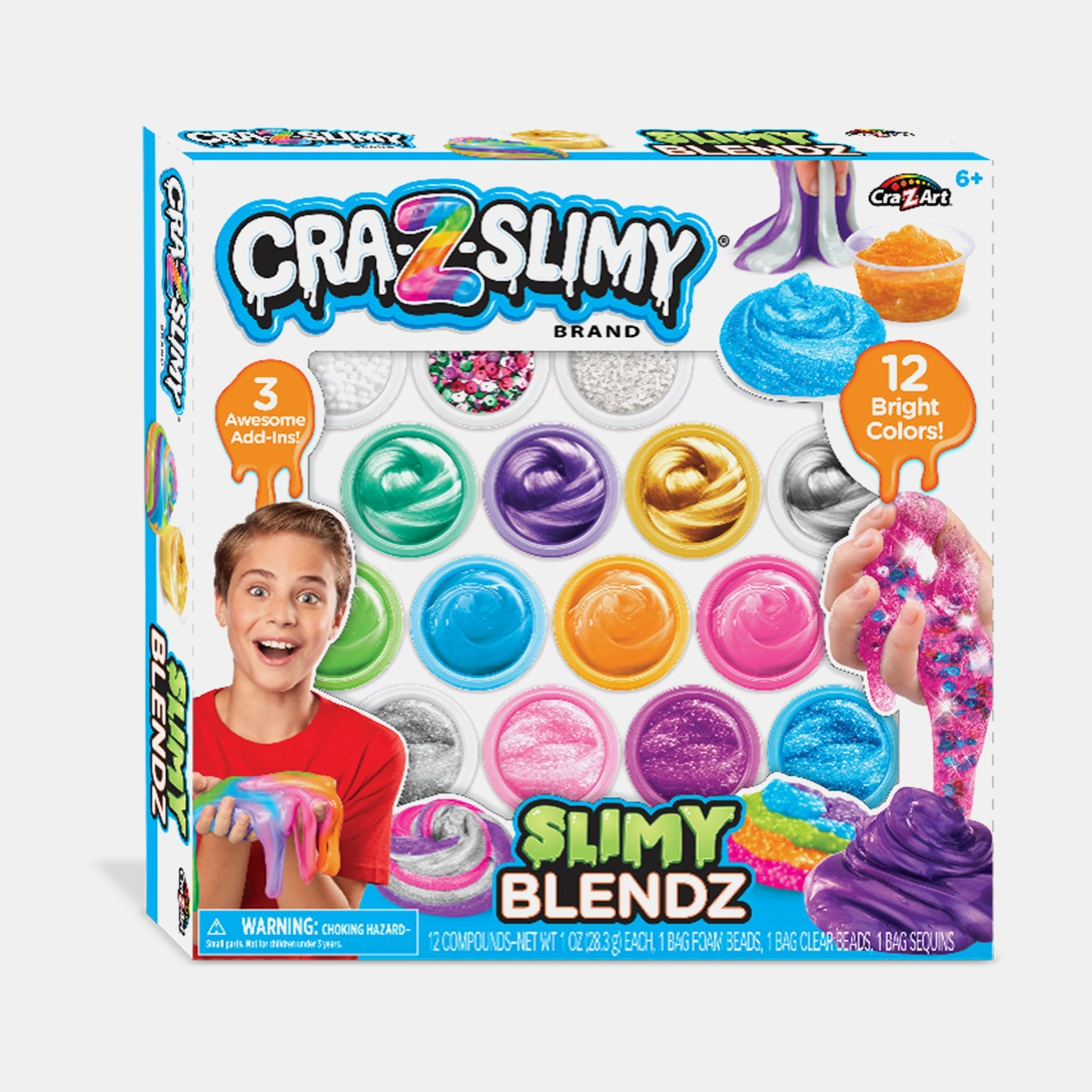 Cra-Z-Art Slimy Blends - Slime, Pp, Pe, Ps, Plastic, Paper 2.78Kg 15 pcs.