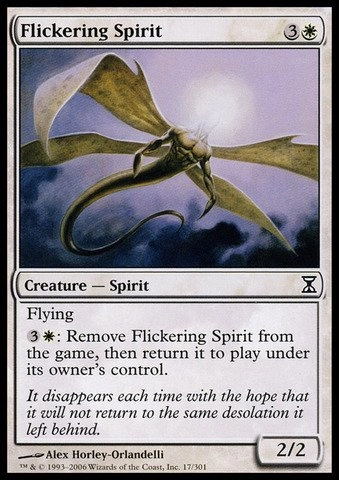 Wizards of the Coast Flickering Spirit - Time Spiral Common