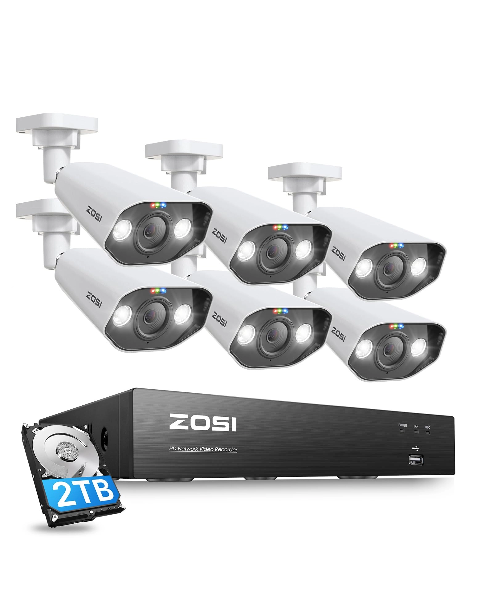 Zosi 4K Security Camera System - 8 channels