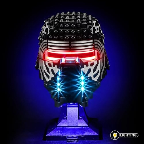Light Kit for LEGO Kylo Ren Helmet 75415 - Plastic Star Wars