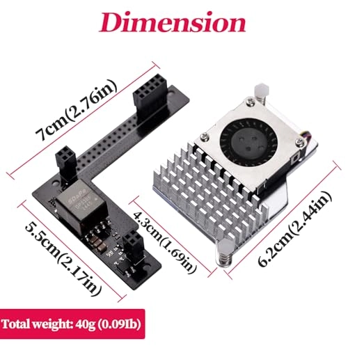 PoE HAT - 36-57V 25 Watts IEEE802.3af/at 1 Gigabits Per Second