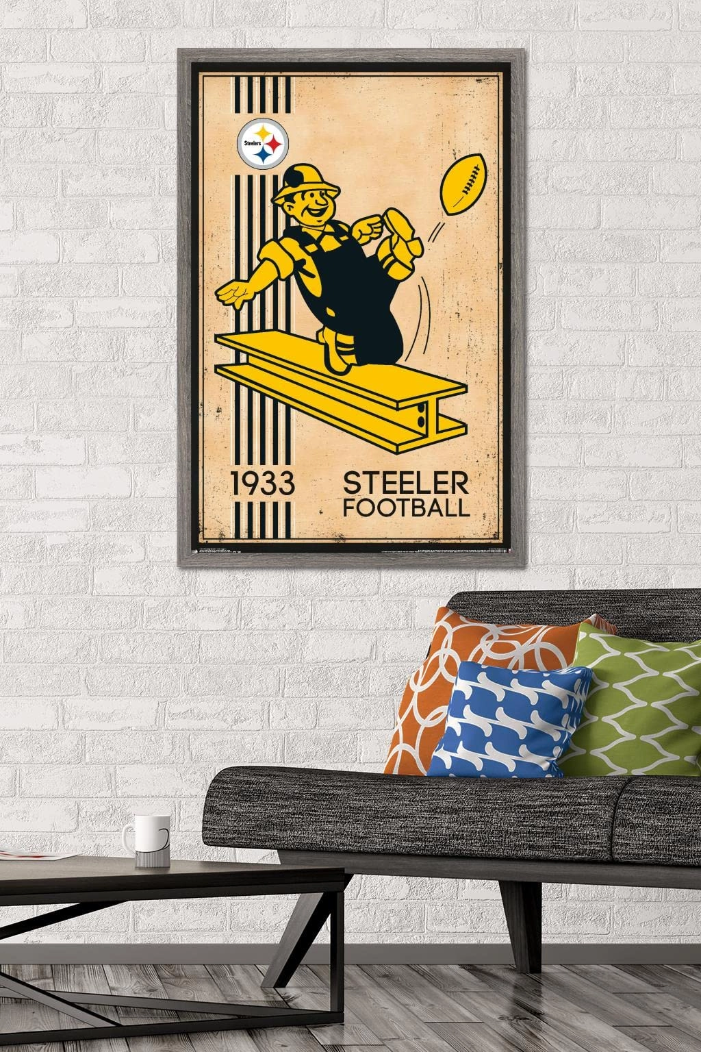 Retro Logo 14 Wall Poster - Paper 86.4L x 56.9W cm