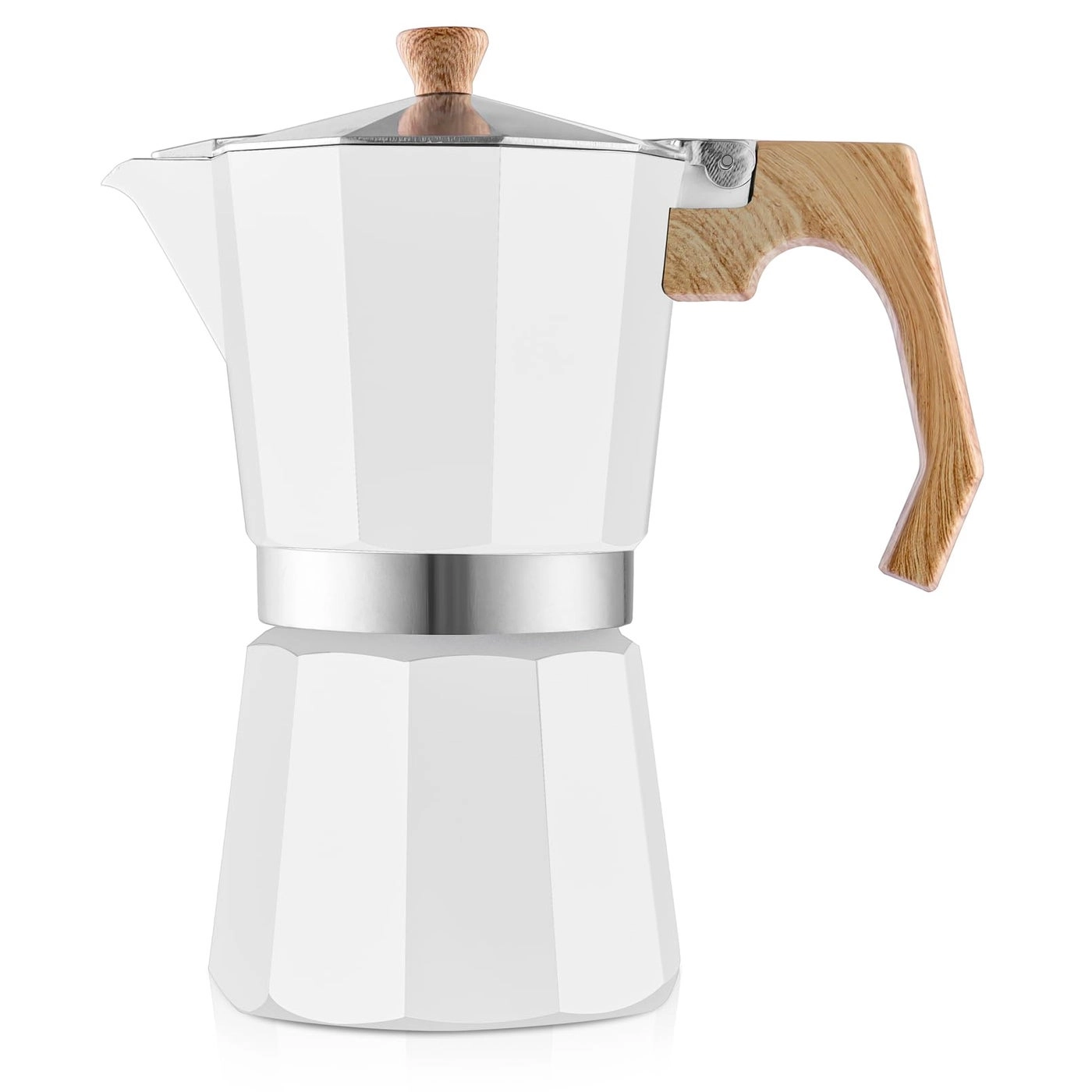 wedrink Moka Pot - 9 Cup 15.2OZ Aluminum