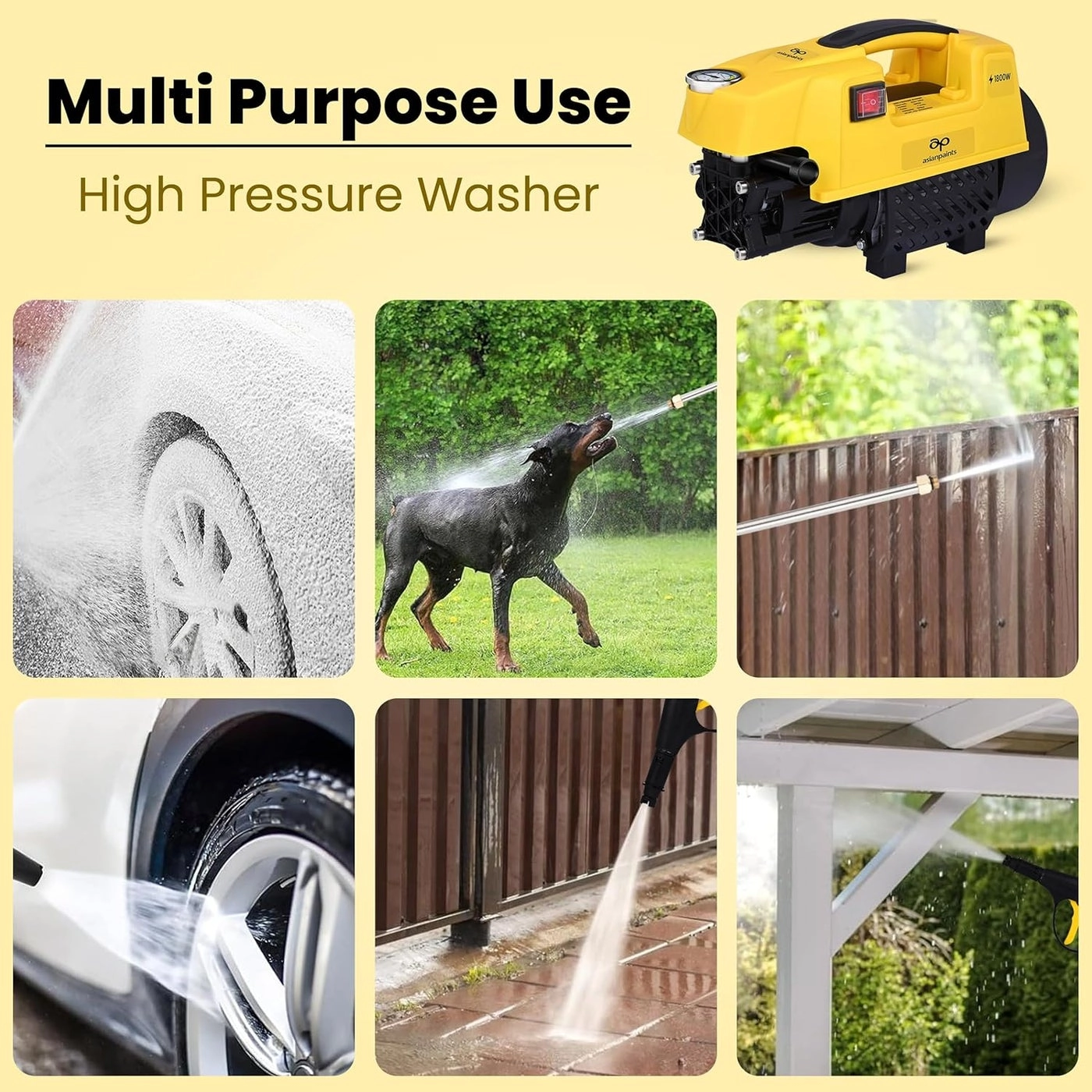 Trucare High Pressure Washer - Outlet Hose provided