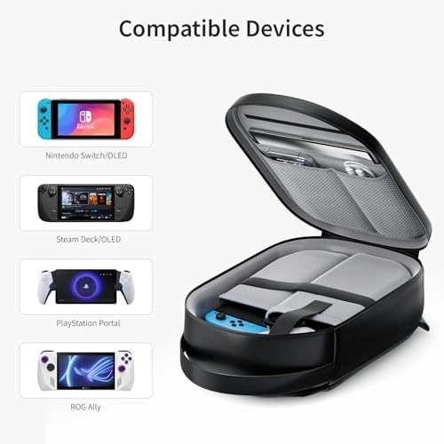 Carrying Case for Steam Deck - 3D Hard Shell Shockproof