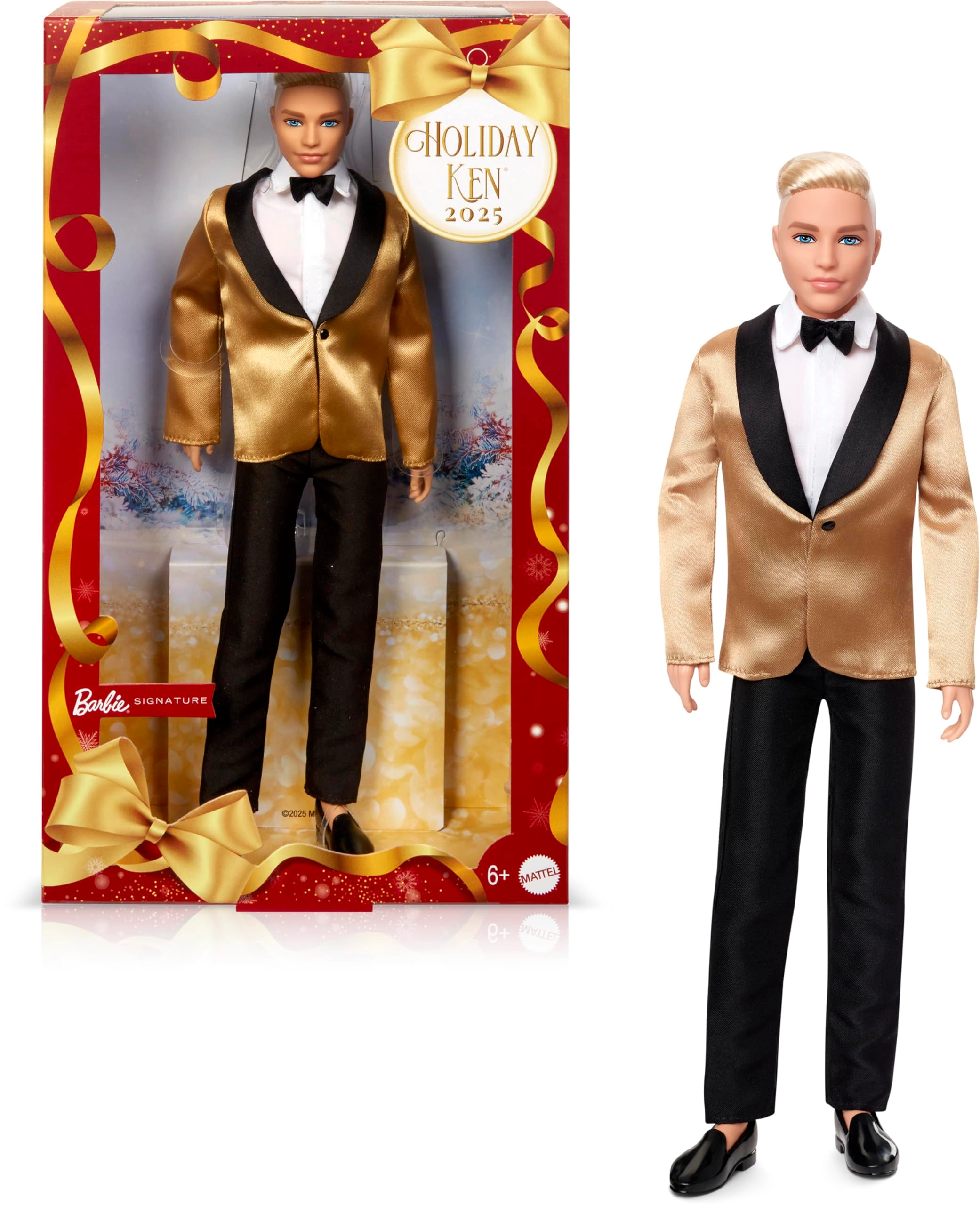 Barbie Ken Collectible Doll - Signature Holiday Magic 2025 Ages 6+