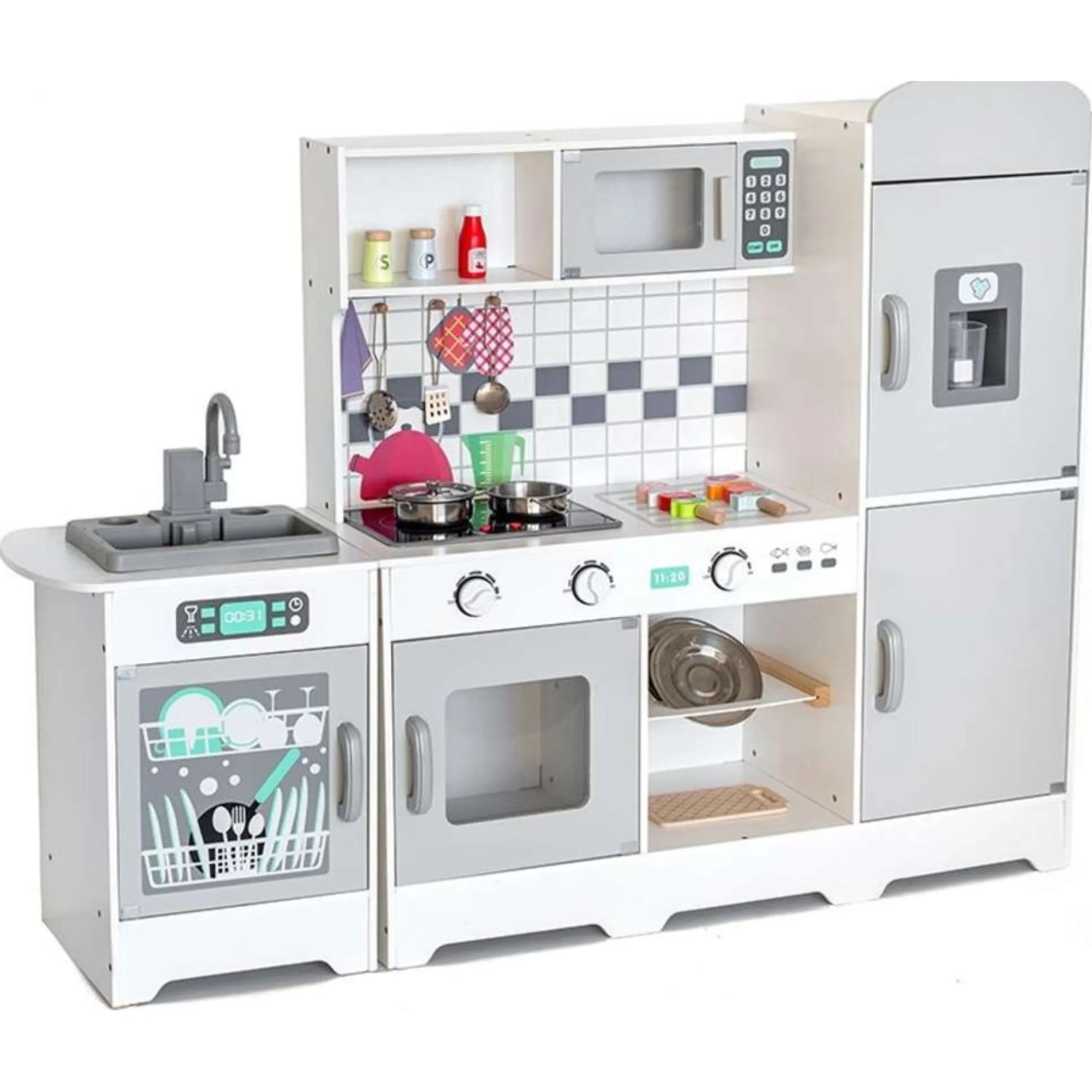 Wooden Kitchen Playset (46917574-W10C382)