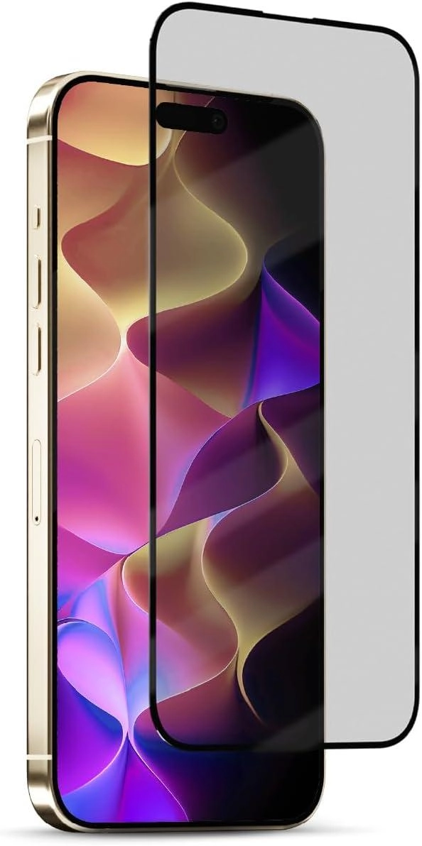 Full Coverage Tempered Glass Screen Protector for iPhone 15 Pro