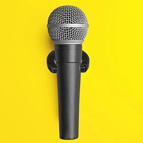 Microphone Holders - Wall Mounted Black