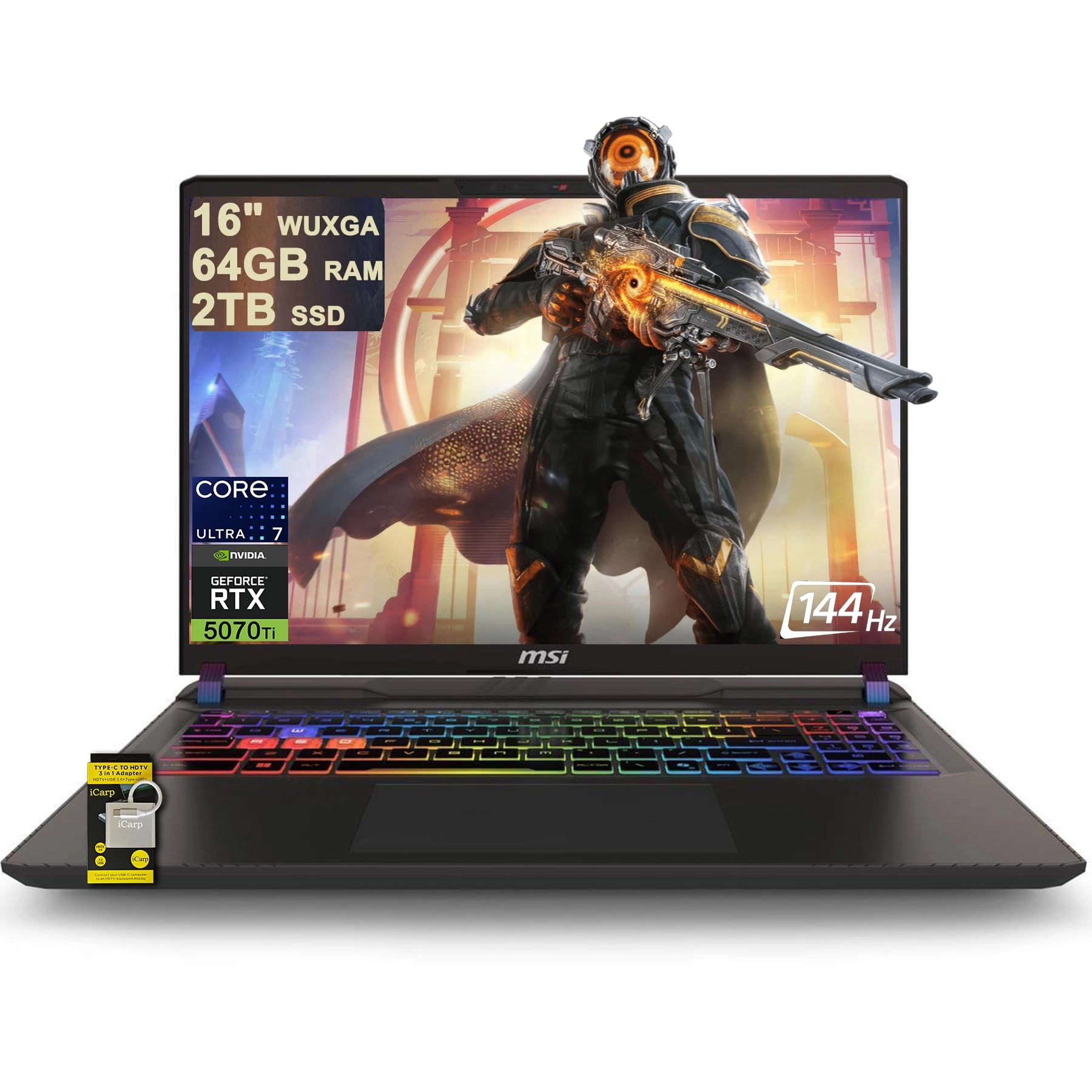 Vector 16 HX AI - 16'' Ultra 7-255HX 64GB DDR5 2 TB SSD