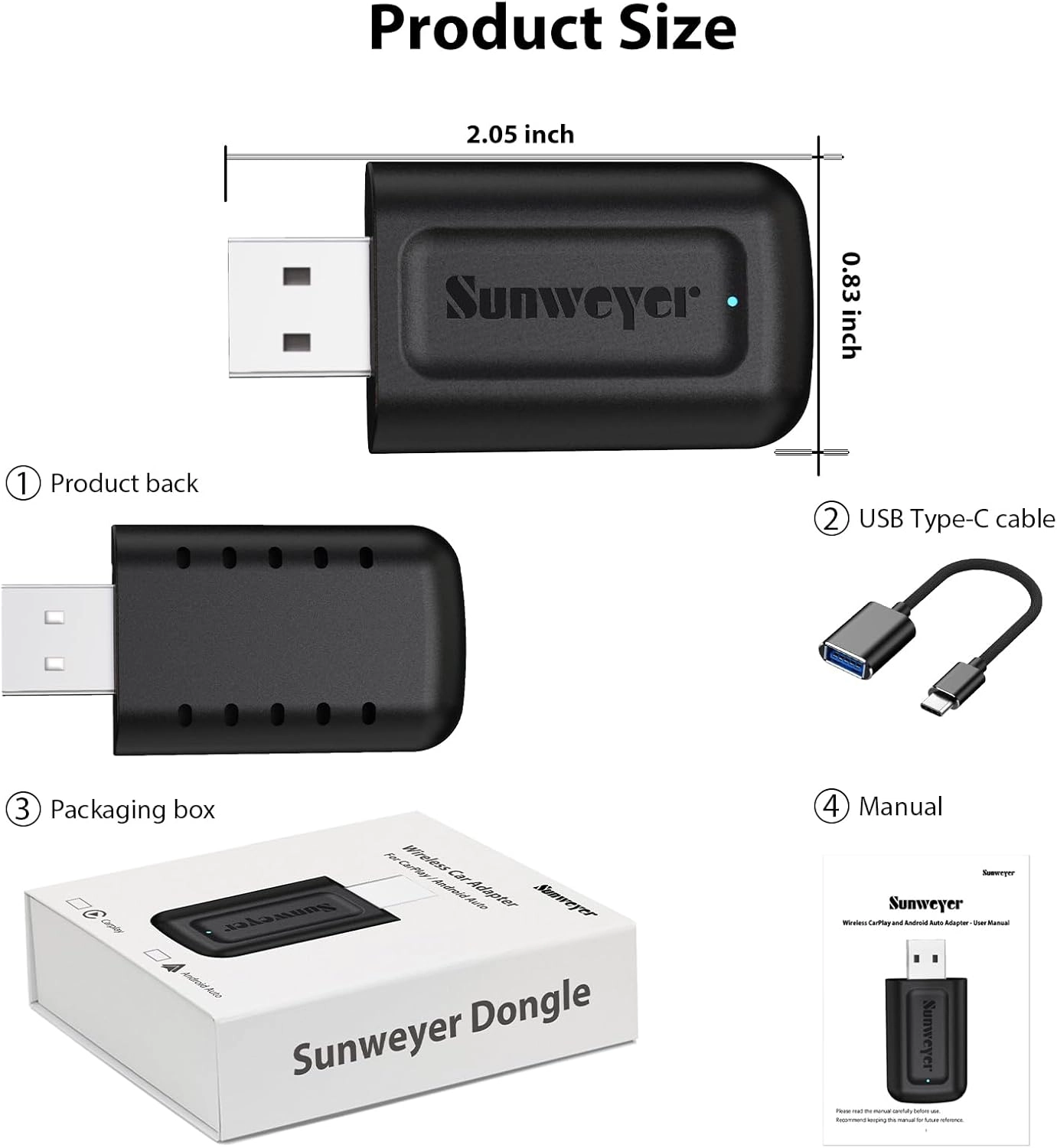 Wireless CarPlay & Android Auto Adapter