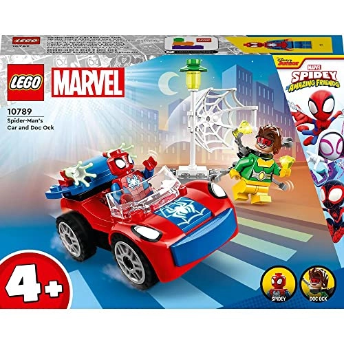 Marvel Spider-Man's Car and Doc Ock Set - Glow in the Dark 4+ Years