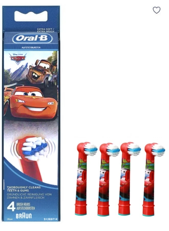 Pro Kids - Pack of 4 Extra Soft Bristles For Ages 3+