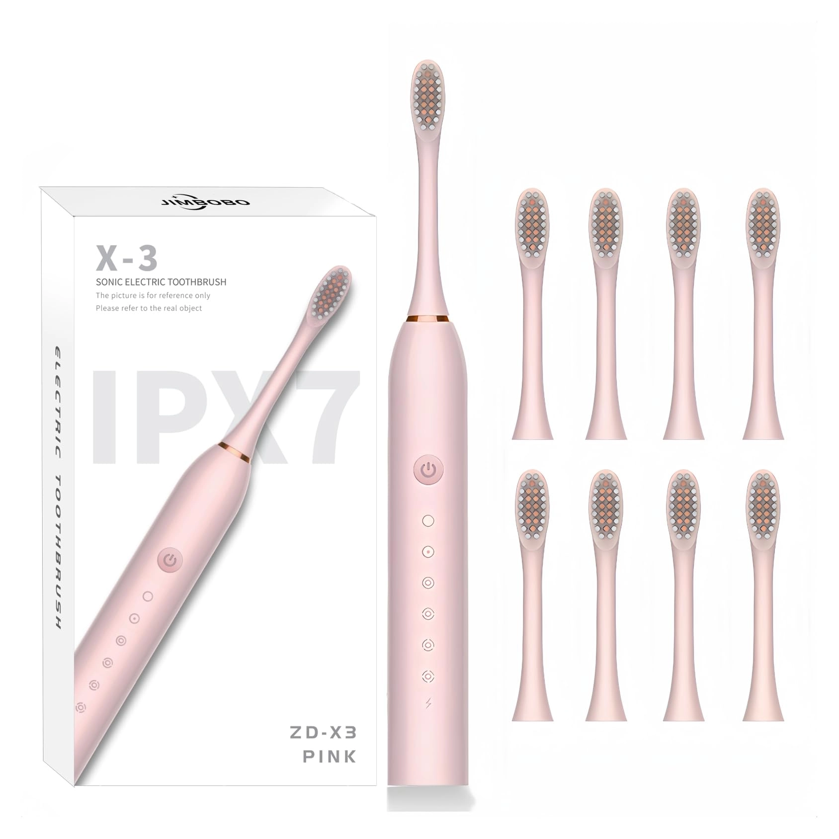 X-3 - 8 Brush Heads 6 Modes USB Rechargeable