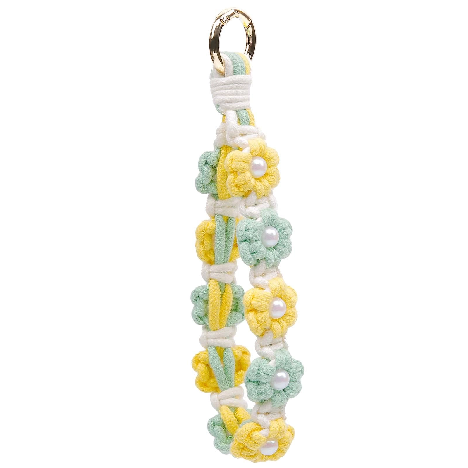 Boho Macrame Keychain - Car