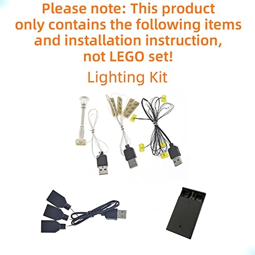 LED Light Kit - Plastic 4.5-5V for LEGO Creator Expert Parisian Restaurant 10243