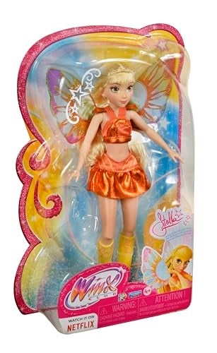 Stella Fairy Doll - removeable translucent wings long blonde hair