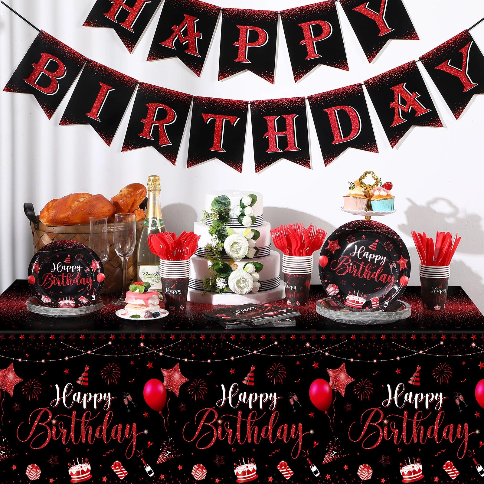 171 Pcs Happy Birthday Party Supplies