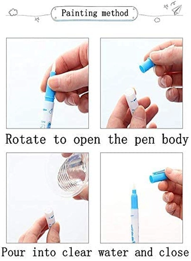 Reusable Magic Water Painting Book - Magic Doodle Pen 1 pcs