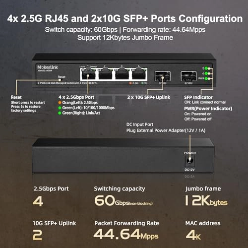 4x2.5G(Managed) 4-Ports