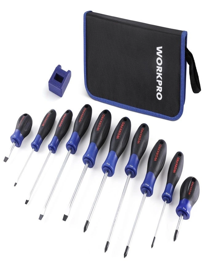 WORKPRO Magnetic Screwdriver Set - 10-Piece