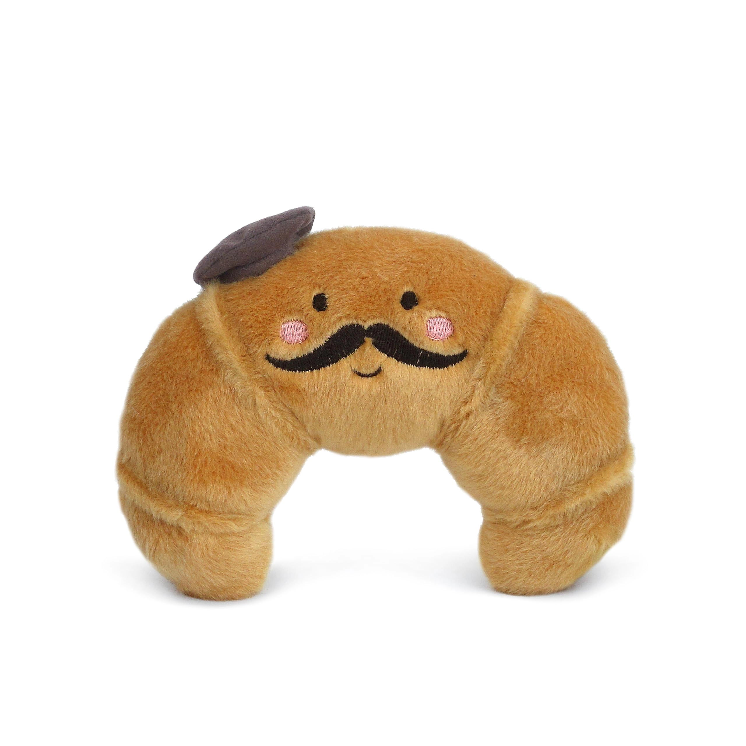 MON AMI Monsieur Croissant - 17.5 cm Plush Brown