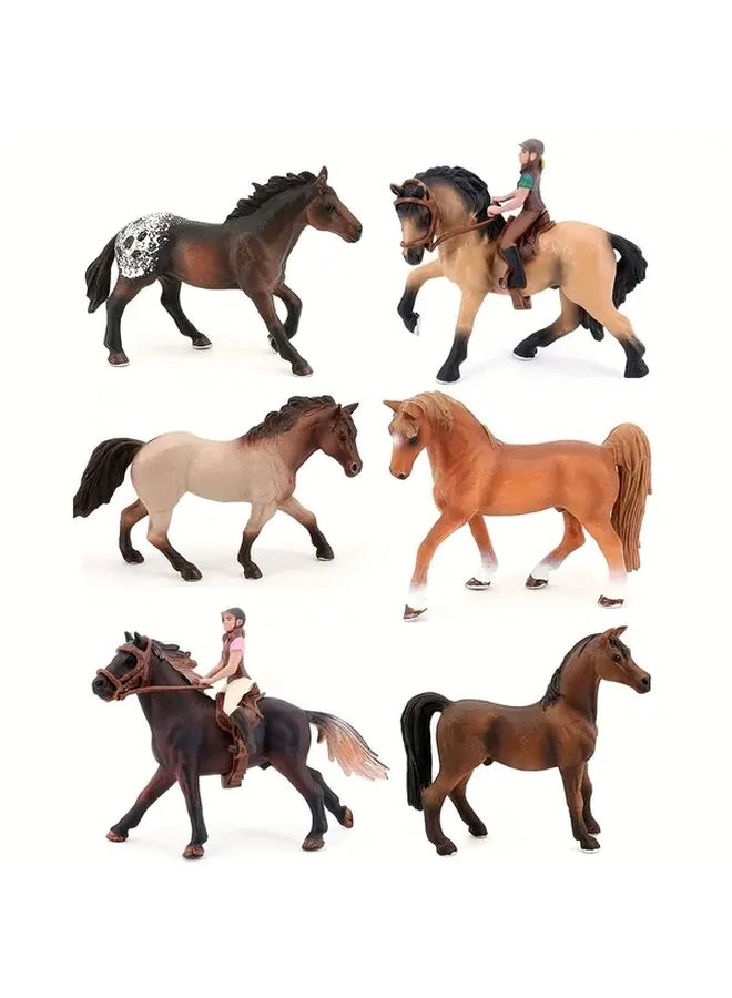 Generic Horse + Pony + Chincoteague Pony + Racing Jockey Rider + Libiza Foal