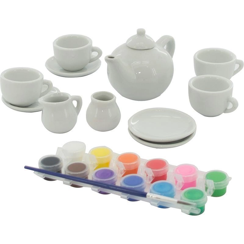 Paint Your Own Tea Set - Ceramic 1.23 Kg
