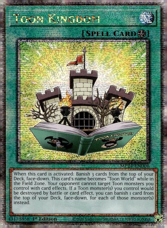 Yu-Gi-Oh! Toon Kingdom MP24-EN006 - Quarter Century Secret Rare 1st Edition