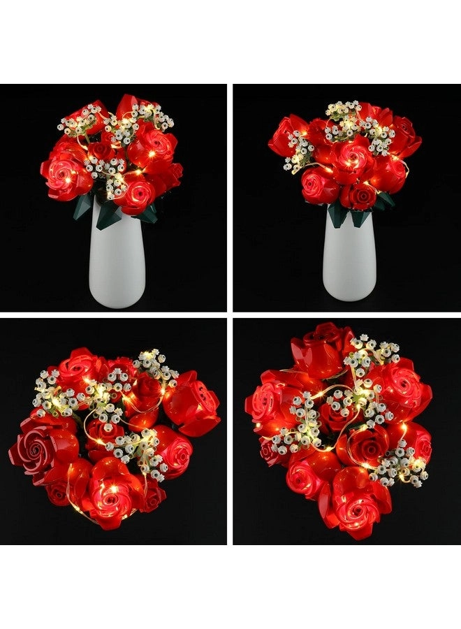 Light Kit for LEGO Bouquet of Roses - Music Version Compatible with LEGO Icons 10328