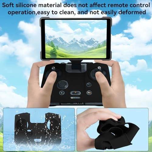 RC Pro 2 Silicone Protective Cover - 2-in-1 Screen Protector Black