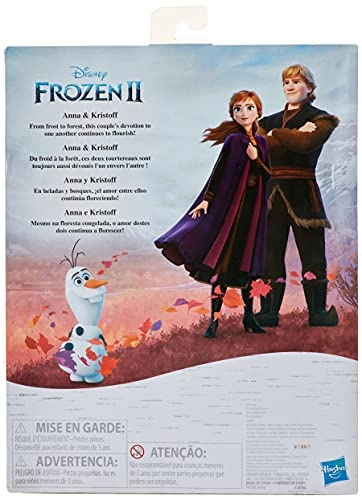 Anna Fashion Doll - Frozen 2 Outfit + Kristoff Fashion Doll Ages 3+