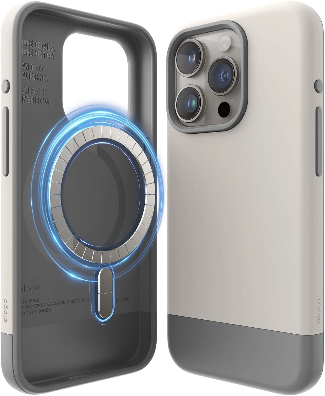 elago Glide Back Cover with MagSafe for iPhone 15 Pro