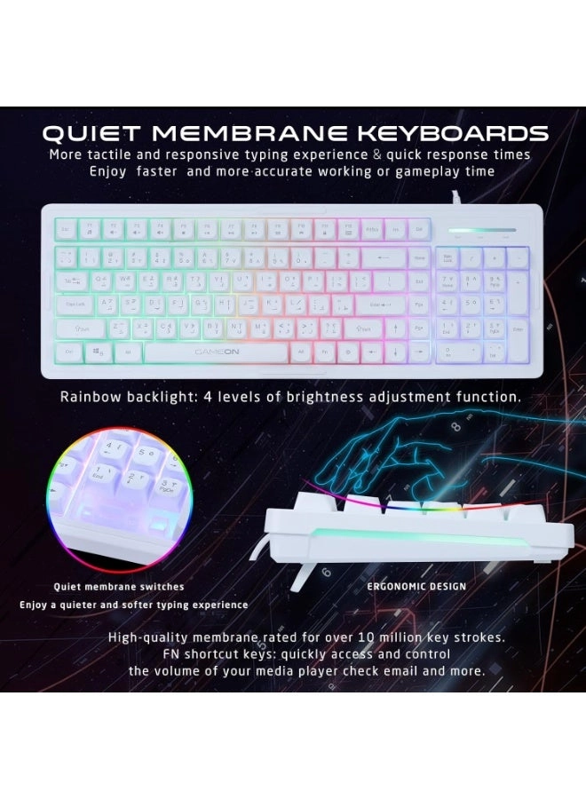 Keyboard + Headset + Mouse + Mousepad