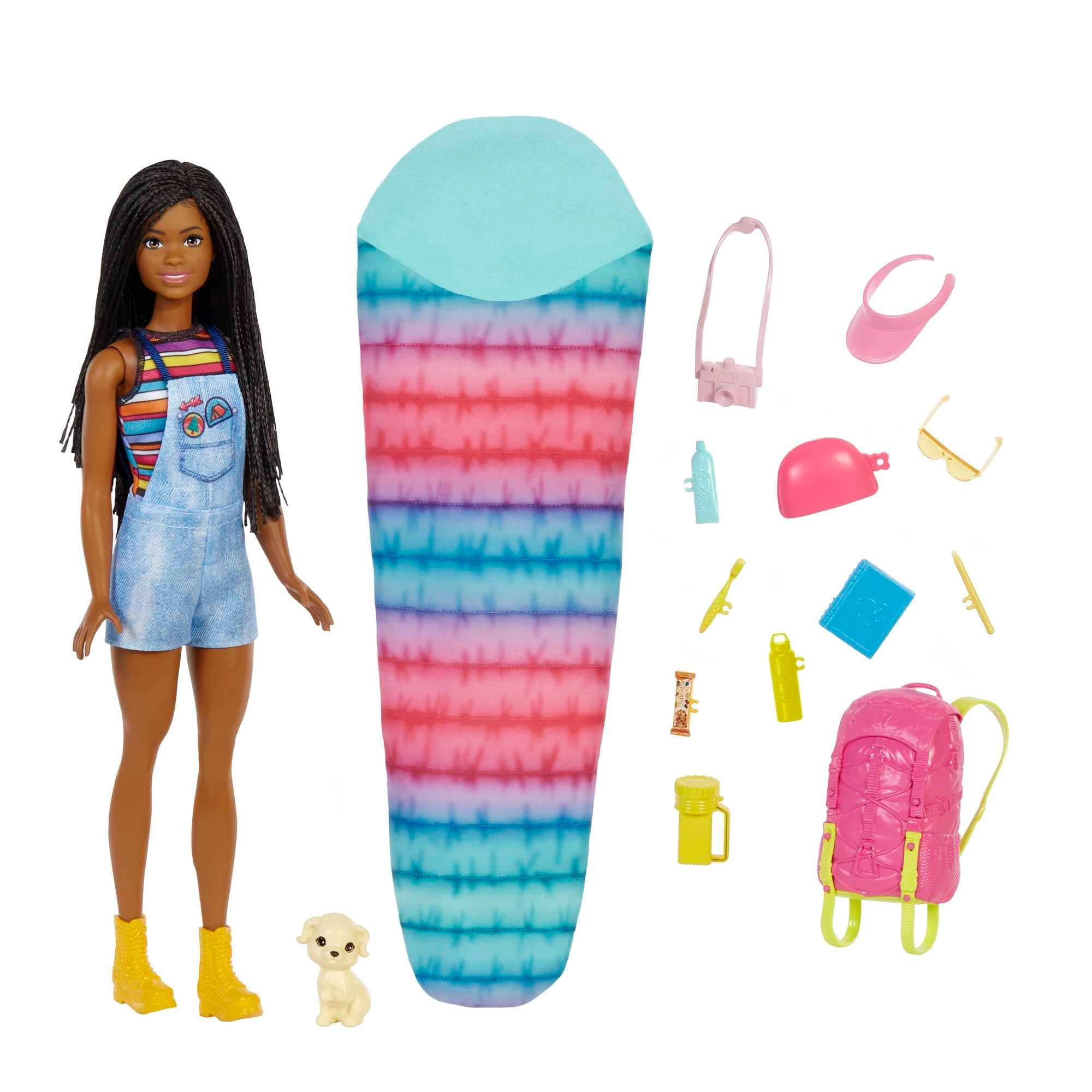 Camping Dolls - Malibu Brooklyn 10+ Accessories Ages 3+