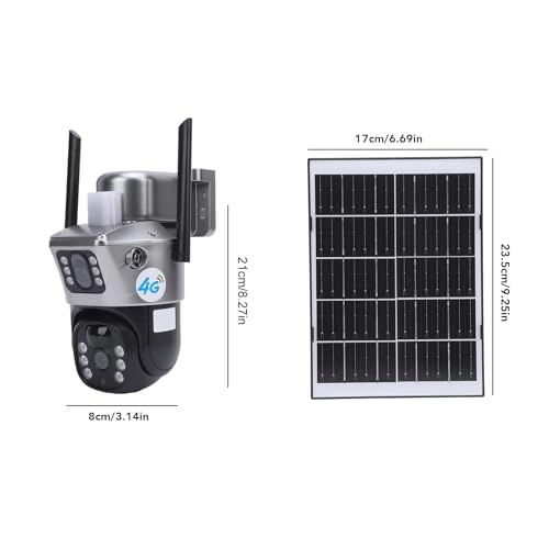 Outdoor Double Lens 4G Security Camera