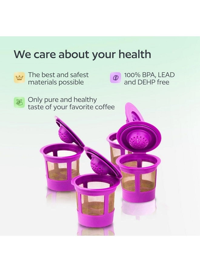 Reusable K Cup - 4-Pack Compatible with Keurig K Supreme, K Supreme Plus, K Slim