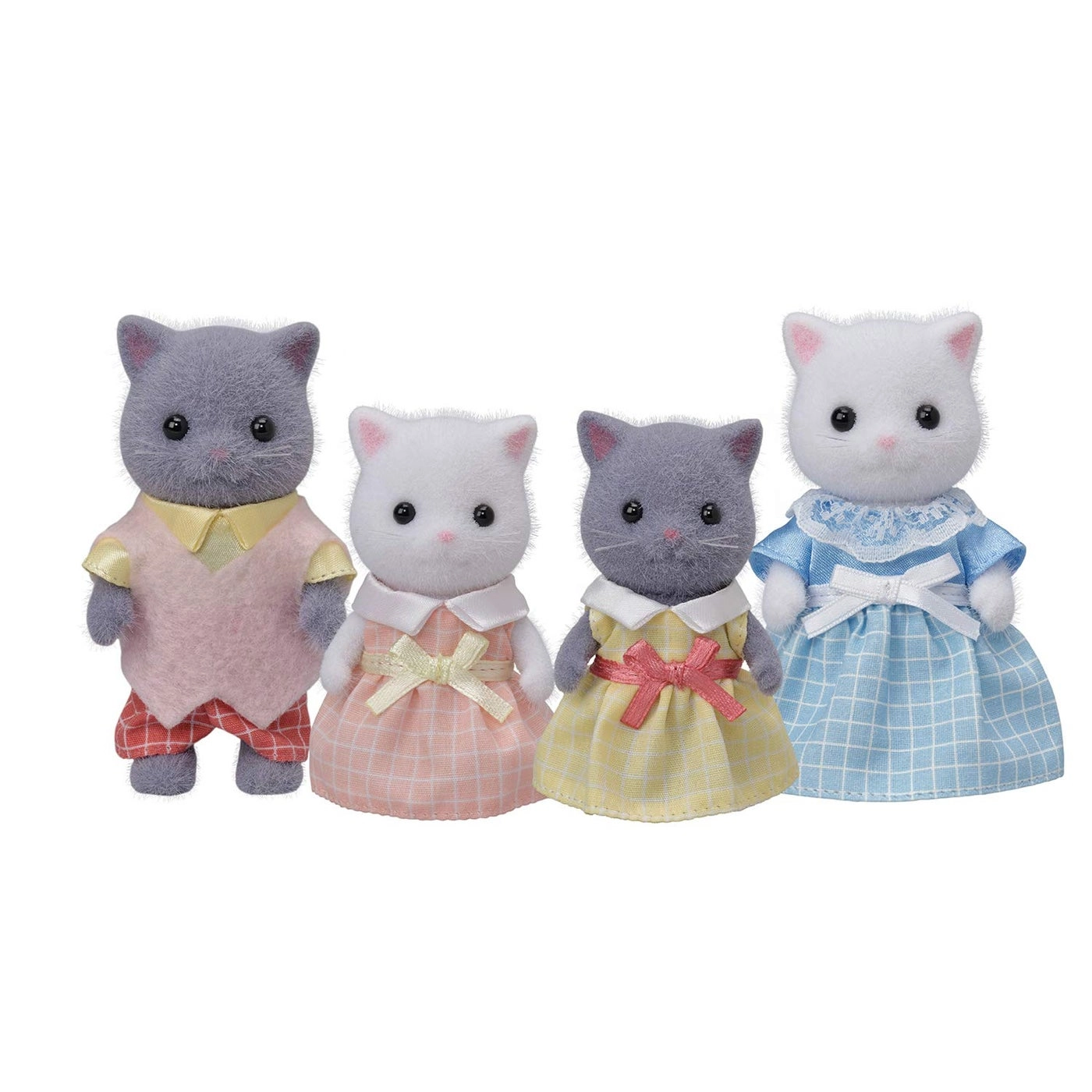 Calico Critters Persian Cat Family - Set of 4 Collectible Doll Figures Ages 3+