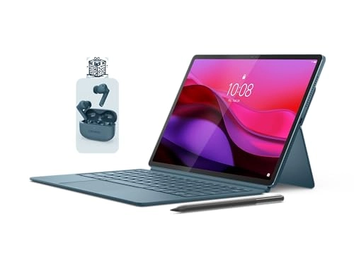 Yoga Tab Plus - 256GB 12.7" + 2-in-1 Keyboard Pack + Tab Pen Pro + LT310 Yoga True Wireless Earbuds