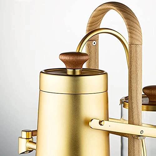Luxurious Balance Siphon Coffee Pot - Stainless Steel Reusable Filter