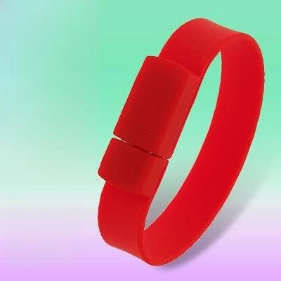 Ruilogod Slippery Bracelet Style Flash Drive Stick Memory Storage - 16GB