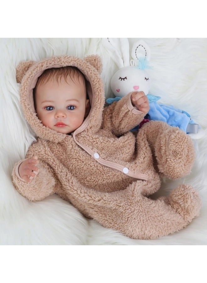 Reborn Baby Doll - 18-Inch Vinyl African American Ages 3+