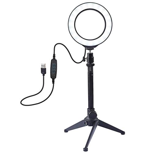 Ring Light LED - 6" Tripod 3 Light Modes