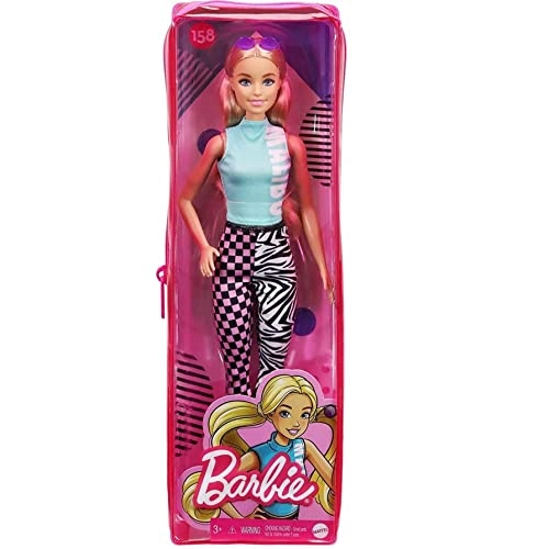 Barbie Fashionistas #158 - Long Blonde Pigtails Teal Sport Top Ages 3+