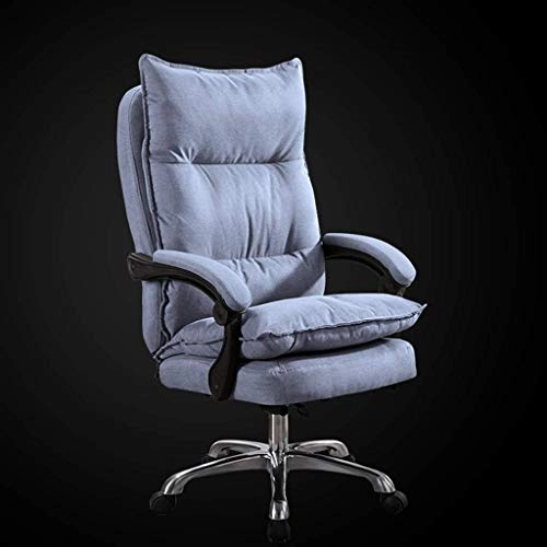 Reclining Chair - Fabric Cotton Black