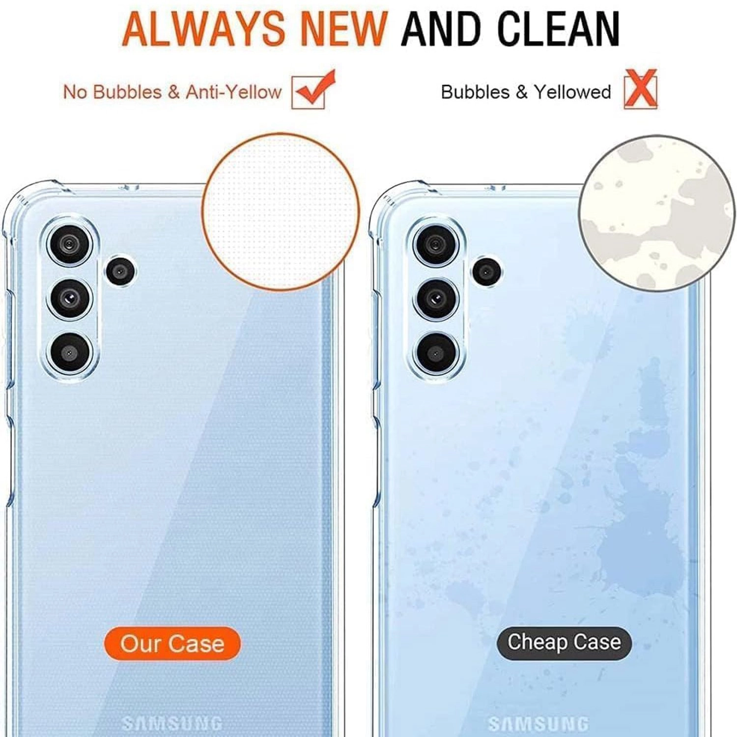 Clear Case for Samsung Galaxy A56