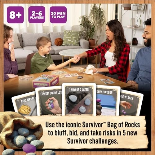 Survivor Lets Go to Rocks - Party Game Immunity Necklace