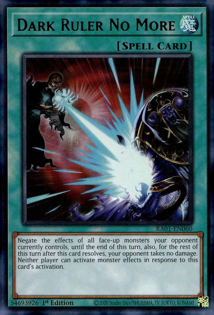 Dark Ruler No More RA01-EN060 - 1st Edition